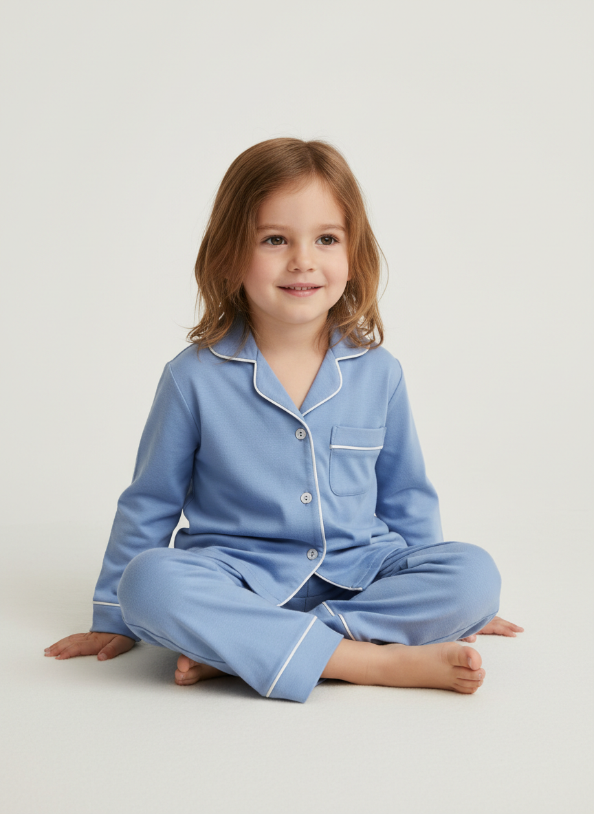 KIDS LONG SLEEVE BUTTON UP SET
