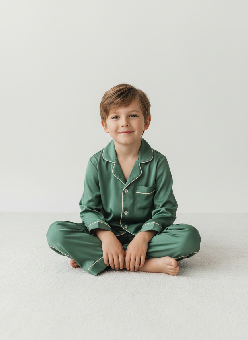 KIDS LONG SLEEVE BUTTON UP SET