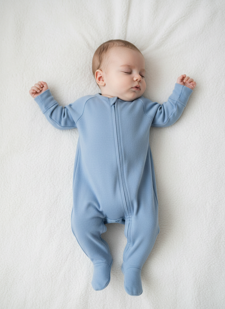 BABY ZIP-UP ONESIE